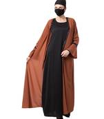Two Piece Combo Of Abaya And A Cardigan.
