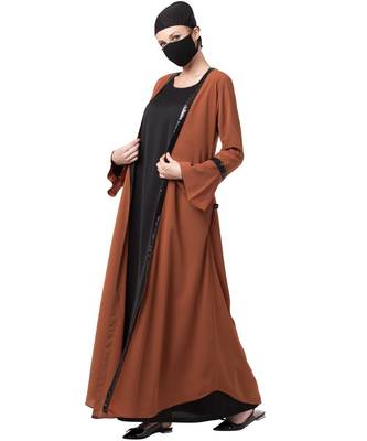 Two Piece Combo Of Abaya And A Cardigan. 3