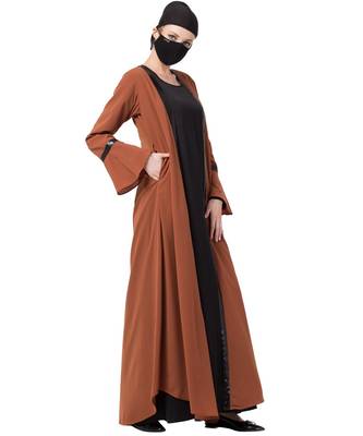 Two Piece Combo Of Abaya And A Cardigan. 4