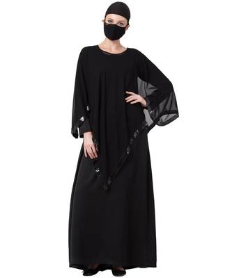 Two Piece Combo Of Abaya And A Poncho. 1