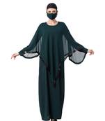 Two Piece Combo Of Abaya And A Poncho.
