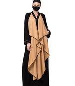 Falling Shrug Dress In Front Open Style Abaya Dress