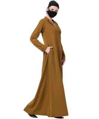 Coat Style Dress With A Belt 3