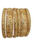 Flower Design  6 Pc Bangle