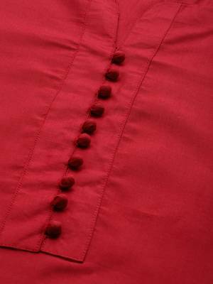 Indo Era Maroon Solid Straight Kurta Palazzo With Dupatta  Set 5