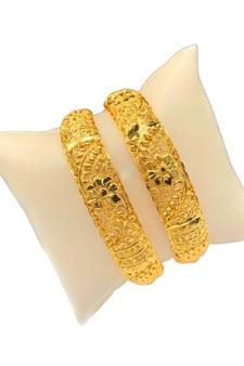 2 Pc Flower Bangle