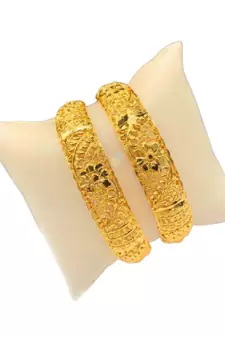2 Pc Flower Bangle