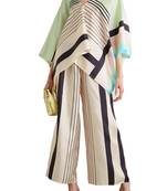 JSDC V-Neck Style Stripped Printed Co-ord Sets Kaftan + Pant For Women