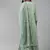 Indo Era Sea Green Embroidered Straight Kurta Sharara With Dupatta Set