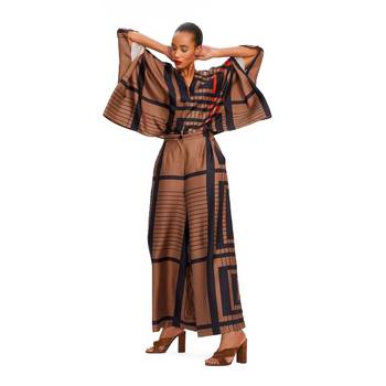 JSDC Free Size Printed Co-ord Sets (Top + Pant) Kaftan For Women 1
