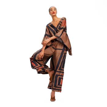 JSDC Free Size Printed Co-ord Sets (Top + Pant) Kaftan For Women 2