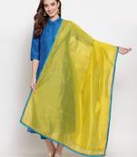 green art silk plain   dupatta