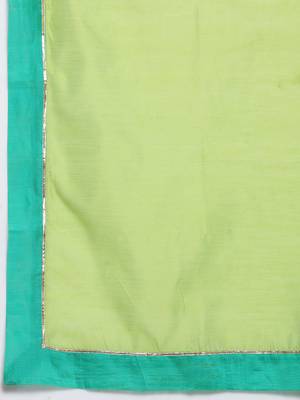 green art silk plain   dupatta 3