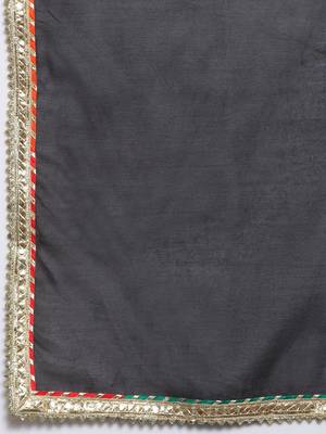 black art silk plain   dupatta 3