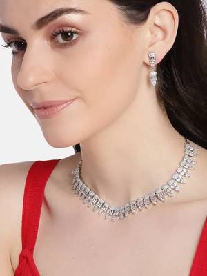 Silver pearl jewellery 1