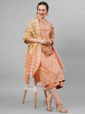 Indo Era red Printed Straight Kurta Palazzo With Dupatta Set 5