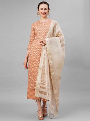 Indo Era red Printed Straight Kurta Palazzo With Dupatta Set 1