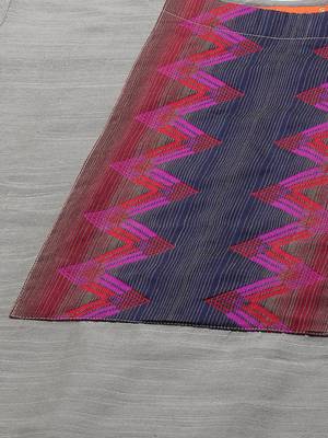 Indo Era Grey Solid  Straight Kurta Palazzo With Dupatta Set 5