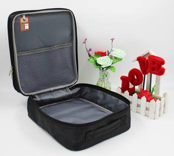atorakushon   Fabric Travel Shoe Bags Shoe Cover for Travelling Storage Bag Footwear Wardrobe Organizer Pouch (Black) 5