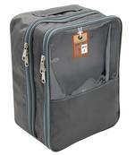 atorakushon   Fabric Travel Shoe Bags Shoe Cover for Travelling Storage Bag Footwear Wardrobe Organizer Pouch (Grey)