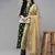 Indo Era Green Embroidered Straight Kurta Palazzo With Dupatta Set
