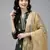 Indo Era Green Embroidered Straight Kurta Palazzo With Dupatta Set