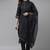 Indo Era Grey Embroidered Straight Kurta Trouser With Dupatta Set
