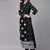 Indo Era Green Embroidered Straight Kurta Trouser With Dupatta Set