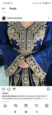 Sale !! Moroccan Dubai Net Fabric Kaftan Abaya Evening Royal Islamic Caftan Aari Stone Work Wedding Dresses 2