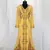 Yellow Moroccan Kaftan	With Sun-proof hijab