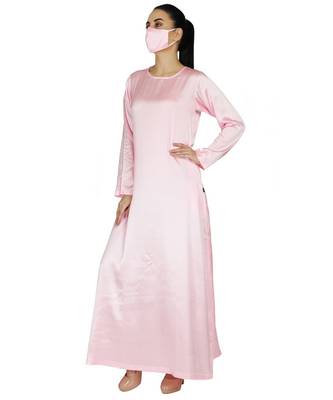 Blue Simple and Elegant Abaya 5