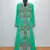 Turquoise Moroccan KaftanWith Sun-proof hijab