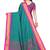 Green woven silk saree with blouse