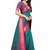 Green woven silk saree with blouse
