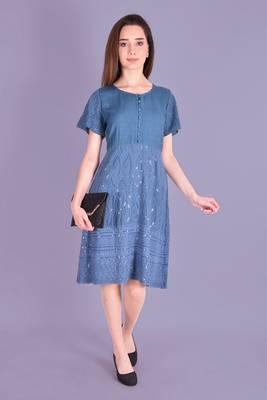MATINE Women Embroidered Short Dress 1