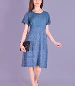 MATINE Women Embroidered Short Dress