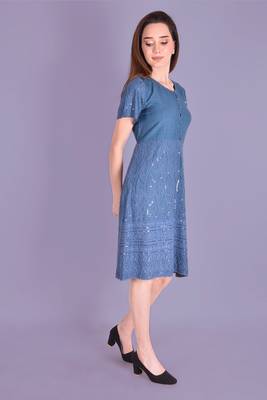 MATINE Women Embroidered Short Dress 2