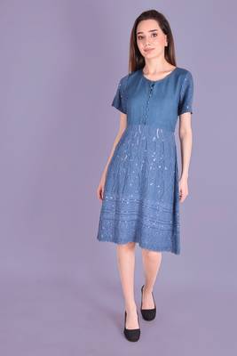 MATINE Women Embroidered Short Dress 6
