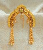 LALSO Traditional Hair Amboda Veni Hair Jewelry Hair Accessories  - LVNI06_GL