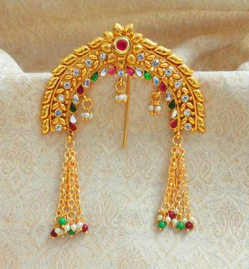 LALSO Traditional Hair Amboda Veni Hair Jewelry Hair Accessories  - LVNI05_KG 1