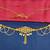 LALSO Beautiful Pearl Work Golden Bridal Kamarband Waist Belt  - LBCKB_13