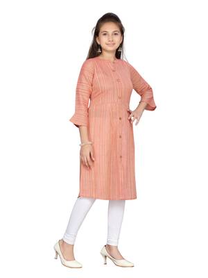 Red plain pure cotton kids-tops 2