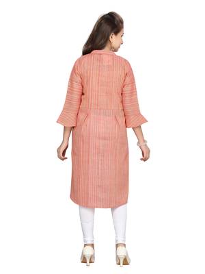Red plain pure cotton kids-tops 4