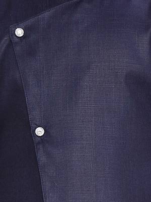 Blue plain cotton boys-kurta-pyjama 5