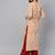 Varanga Women White & Beige Printed Straight Kurta