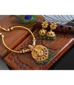 Beautiful Antique Purple Green Lakshmi Set DJ03646