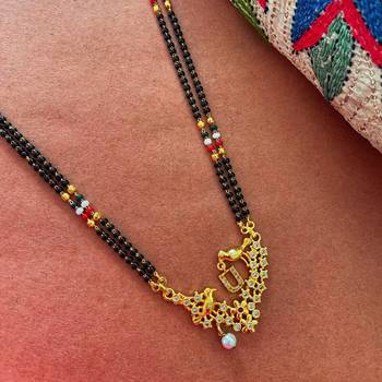 Gold mangalsutra 1