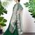 Green embroidered faux georgette salwar