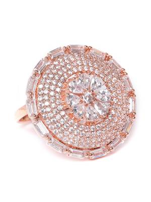 Platinum cubic zirconia rings 2
