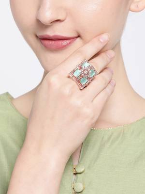 Platinum cubic zirconia rings 1